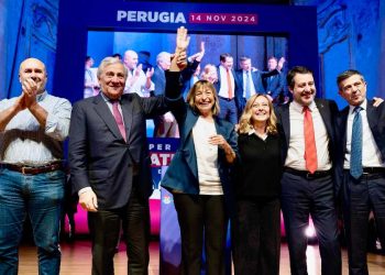 leader Centrodestra con Tesei alle Regionali Umbria 2024