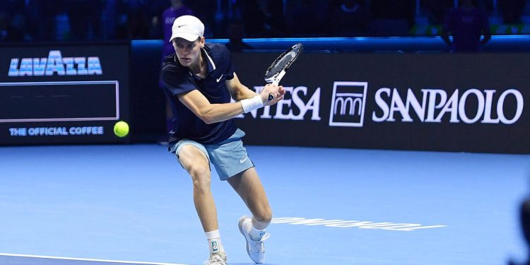Jannik Sinner, qui alle Atp Finals 2024 (Foto ANSA)