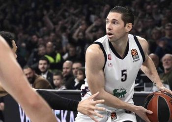 Fabian Causeur con l'Olimpia Milano (da facebook.com/OlimpiaMilano1936)