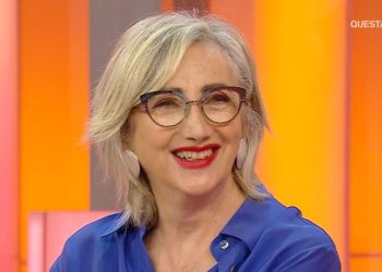 Lunetta Savino a La volta buona (Foto: screen Raiplay)