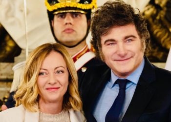 Giorgia Meloni e Javier Milei (Ansa)