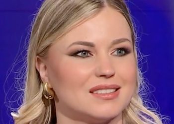 Anastasia Kusmina a Unomattina (Foto: Screenshot della trasmissione)