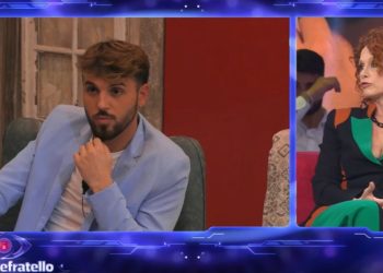 Beatrice Luzzi e Alfonso D'Apice al GF 2024 (Foto: screen Mediaset Infinity)