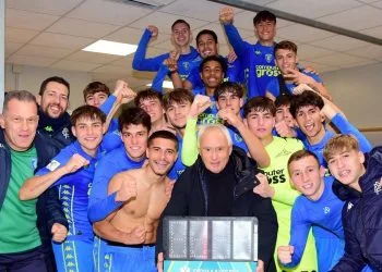 L'esultanza dell'Empoli Primavera (da facebook.com/empolifcofficialpage)