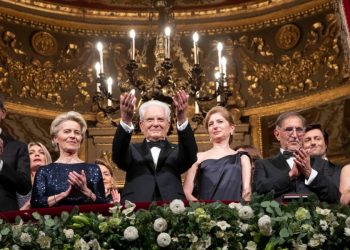 Il Palco Reale alla Prima della Scala del 2022 (Ansa)