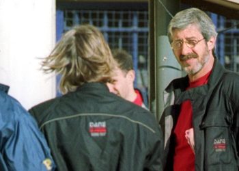 Leonardo Bertulazzi in un precedente arresto del 2002 (Ansa)