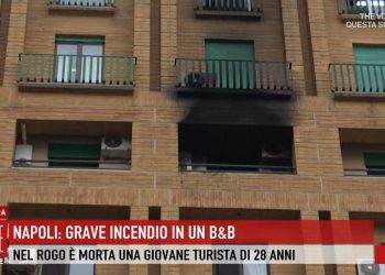 Incendio a B&B Napoli (Foto: Storie Italiane)