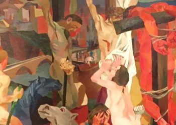 Renato Guttuso, Crocifissione (1941, particolare)