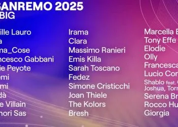 Cantanti gara Sanremo 2025