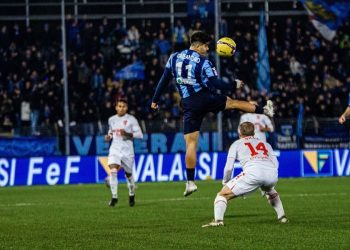 Alessandro Galeandro con il Lecco (da facebook.com/CalcioLecco1912)