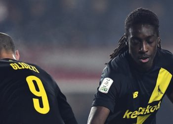 Ettore Gliozzi e Gady Beyuku con il Modena (da facebook.com/modenafc)