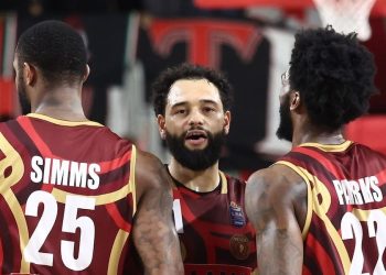 La Reyer Venezia in campo (da facebook.com/ReyerVenezia)