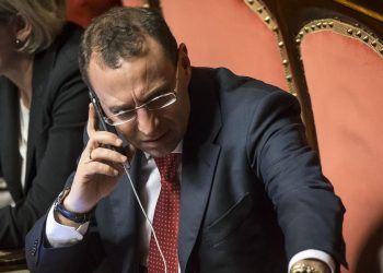 Stefano Esposito al Senato nei banchi del Pd, nel 2015 (Ansa)