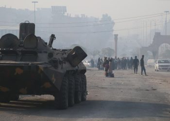 Miliziani jihadisti ad Hama (Ansa)