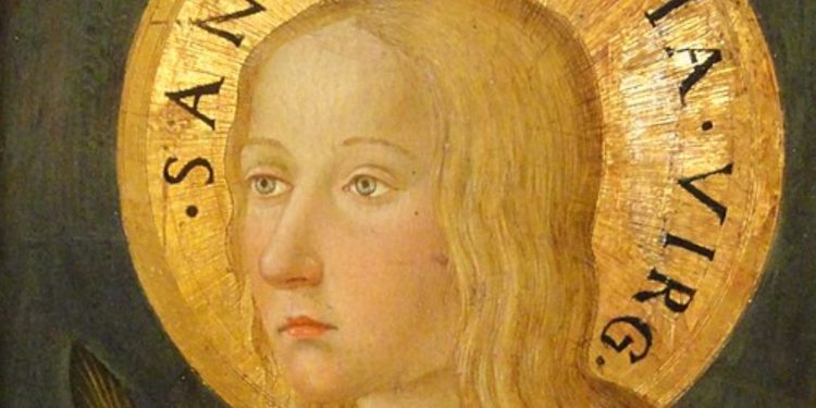 Santa Lucia, quadro Rosselli