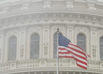 Washington, Capitol Hill, sede de due rami del Congresso (Ansa)