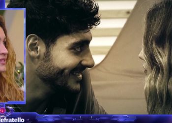 Javier e Helena al GF 2024 (Foto: screen Mediaset Infinity)