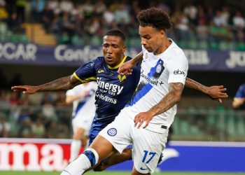 Tajon Buchanan con la maglia dell'Inter (Foto ANSA)