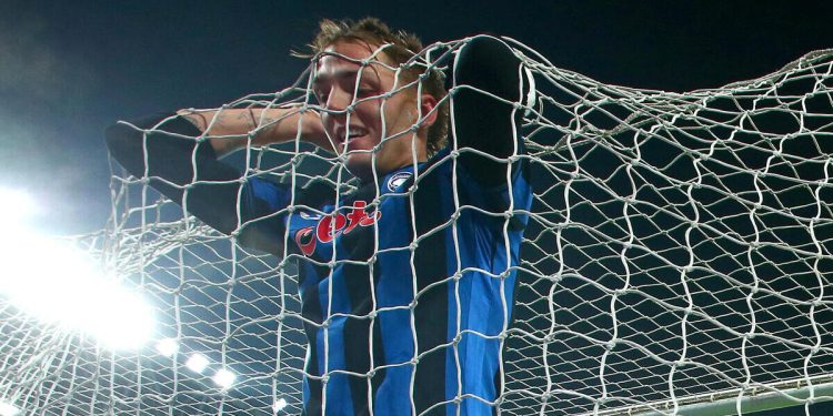 Mateo Retegui con l'Atalanta (Foto ANSA)