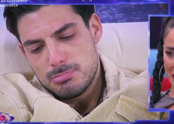 Lorenzo e Shaila al GF 2024 (Foto: screen Mediaset infinity)