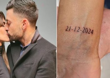 Tatuaggio di Bianca Guaccero e Giovanni Pernice (Foto: Instagram)