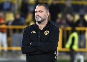 Luca D'Angelo, allenatore dello Spezia (da facebook.com/SpeziaCalcio)