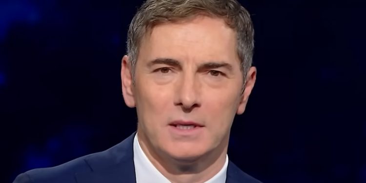 Marco Liorni a L'eredità (Foto: Screen)