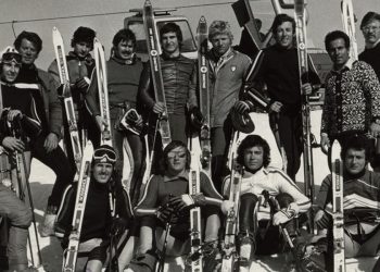 La Valanga Azzurra guidata da Mario Cotelli (da Facebook)