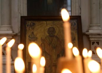 In Siria, nella Cattedrale mariamita di Damasco (Ansa)