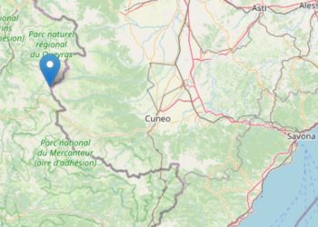 Terremoto oggi a Cuneo