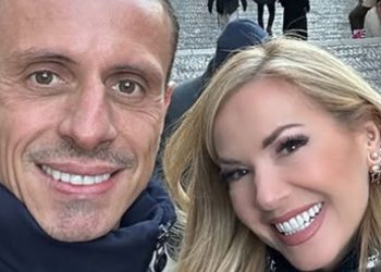Federica Panicucci con il compagno Marco Bacini (Foto: Instagram)