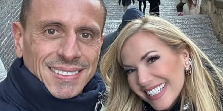 Federica Panicucci con il compagno Marco Bacini (Foto: Instagram)