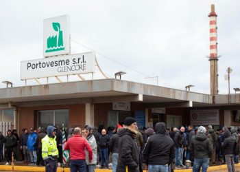 L'impianto di Portovesme (Ansa)