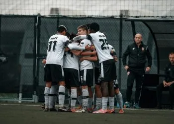 L'esultanza del Cesena Primavera (da facebook.com/cesenafc)