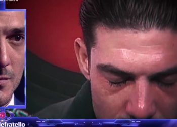 Lorenzo Spolverato al GF 2024 (Foto: screen Mediaset Infinity)