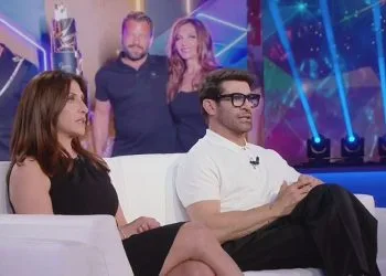 Gianni Sperti e la sorella Cinzia a Verissimo (Foto: Screen)