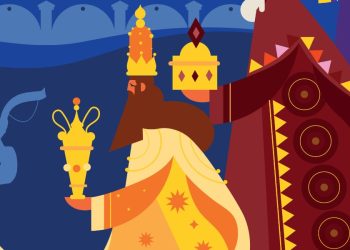 Un particolare della locandina 2025 de "In viaggio con i Re Magi"