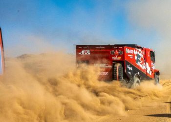 Richard De Groot alla Dakar 2025 (Foto ANSA)