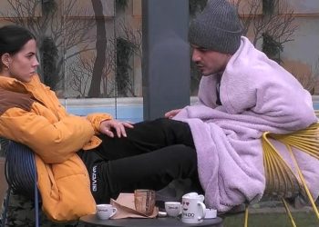 Shaila e Lorenzo al Grande Fratello (Foto: Screen)