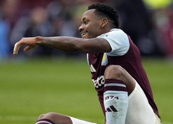 Jhon Duran con la maglia dell'Aston Villa (Foto ANSA)