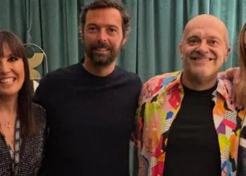 Chiara Ferragni e Giovanni Tronchetti Provera con Max Pezzali (Foto: Instagram)