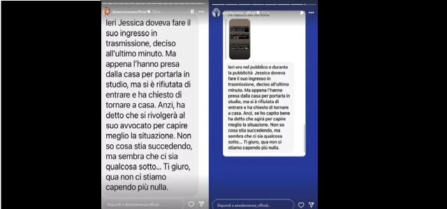 Il retroscena sull'abbandono di Jessica Morlacchi 