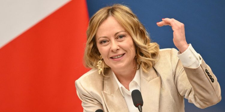 Meloni, conferenza stampa