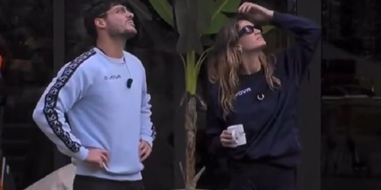 Helena Prestes e Javier Martinez al Grande Fratello (Foto: Screen)