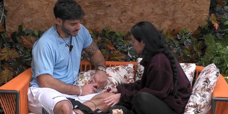 Javier Martinez e Mariavittoria Minghetti al Grande Fratello (Foto: Screen)