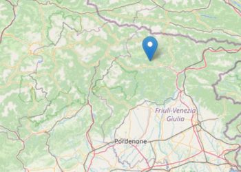 terremoto oggi ad Ampezzo