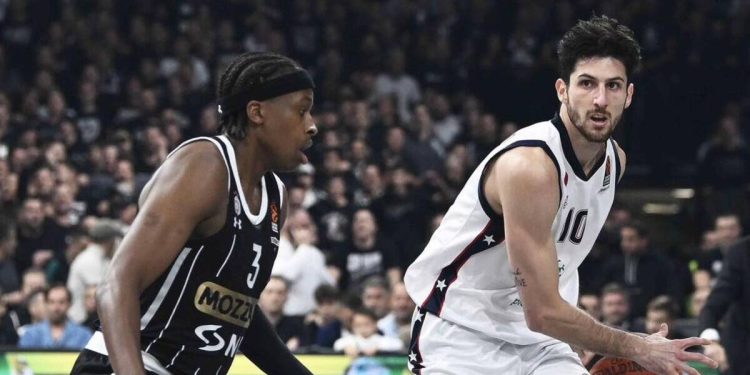 Frank Ntilikina e Leandro Bolmaro in Partizan Milano (da facebook.com/OlimpiaMilano1936)