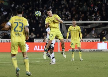 Simone Tronchin impegnato con il Cittadella (da facebook.com/ascittadella1973)