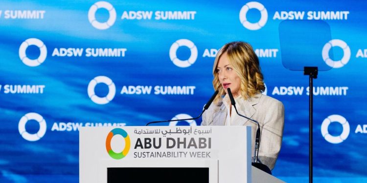 Meloni ad Abu Dhabi