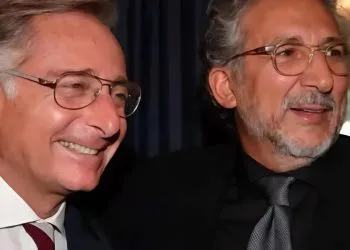 Paolo Bonolis con Lucio Presta (Foto)